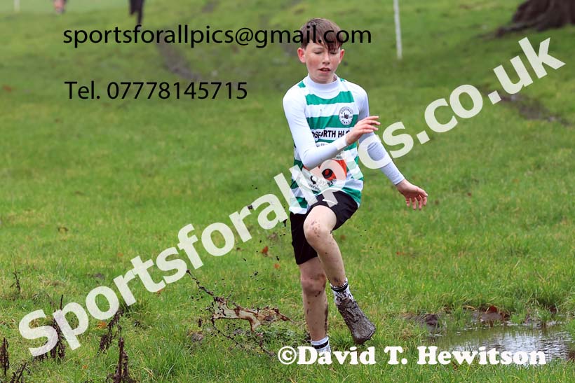 Boys under-13s 2023 NECAA Cross Country Relays, Thornley Hall Farm, Peterlee, County Durham. Photo: David T. Hewitson/Sports for All Pics